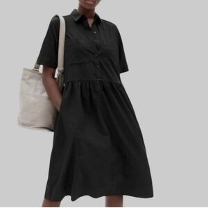 Everlane “The Parklet” Black Shirt Dress